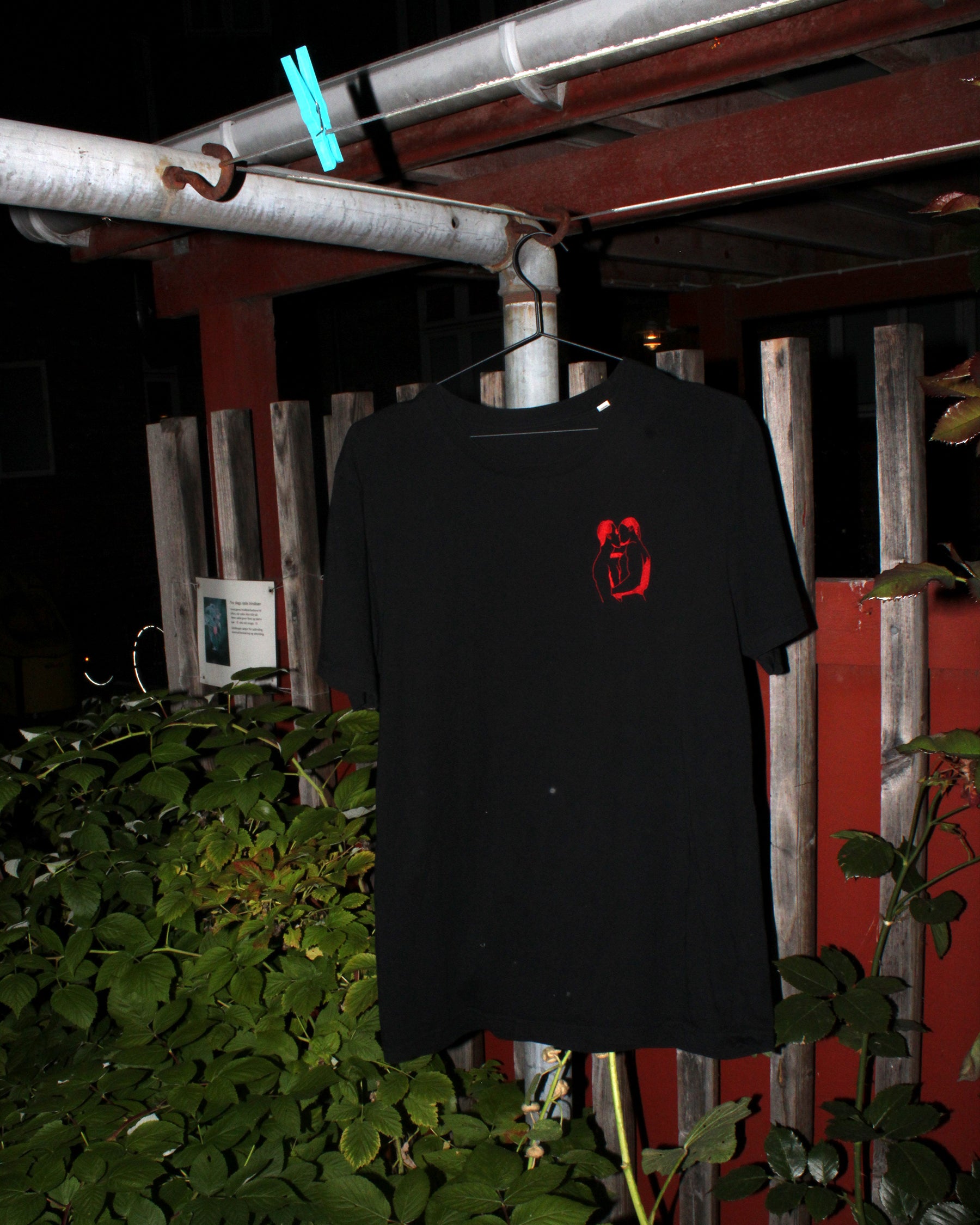 Red Kiss // Embroidered Tee
